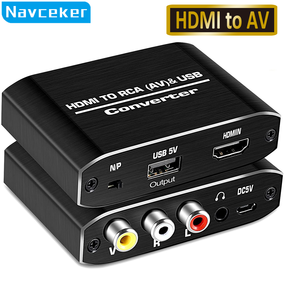 Scart To Hdmi - Navceker HDMI TO AV スケーラー アダプター
