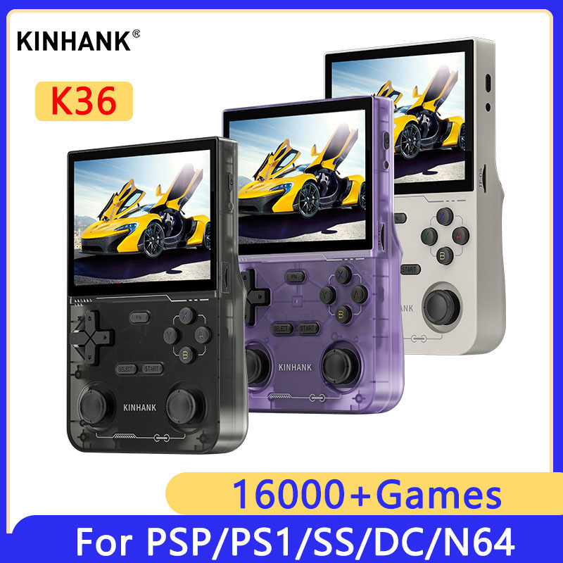 KINHANK K36 レトロハンドヘルドビデオゲームコンソ - Retro Gaming Kiosk のレビューと価格