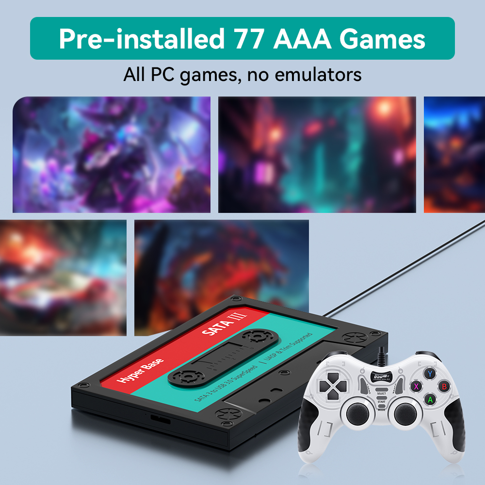 2TBゲームハードドライブ、77種類のAAAゲーム搭載、プラ - Retro Gaming N64 のレビューと価格